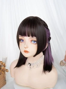 Tóc giả dệt tổng hợp Tóc giả Mái - Nhiều màu - Xem 5