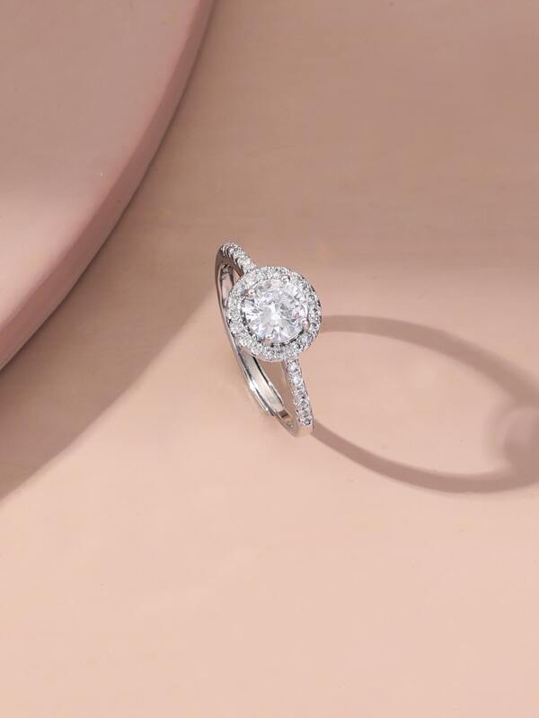 Cubic Zirconia Decor Ring