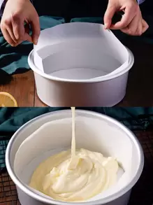 1捲純色蛋糕羊皮紙，20m蛋糕圍邊紙，適用於烘焙空氣炸鍋，廚房炸鍋襯墊，烤紙，空氣炸鍋紙，空氣炸鍋罩