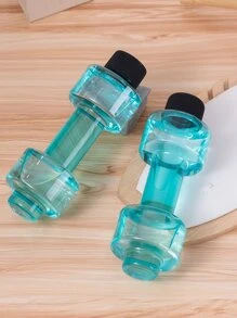 1 pieza Botella de agua en forma de pesa - Azul - Ver 4