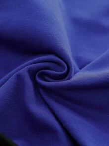 SHEIN Chàng trai trẻ Khối màu Đồ họa Chữ cái Áo len & Quần nỉ - Nhiều màu - Xem 5