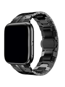 極簡風格錶帶適用於Apple Watch - 黑色 - 查看 1