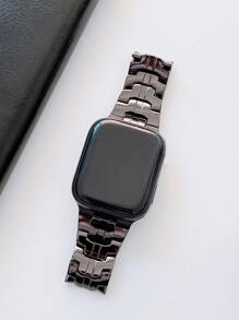 極簡風格錶帶適用於Apple Watch - 黑色 - 查看 3