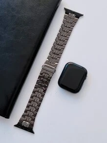 極簡風格錶帶適用於Apple Watch - 黑色 - 查看 5