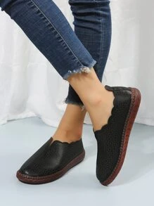 Mujer Zapatillas planas - Negro - Ver 3
