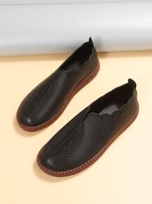 Mujer Zapatillas planas - Negro - Ver 5