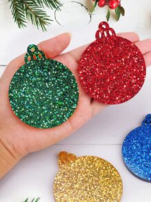 2pcs Christmas Round DIY Silicone Mold - Blue - View 3