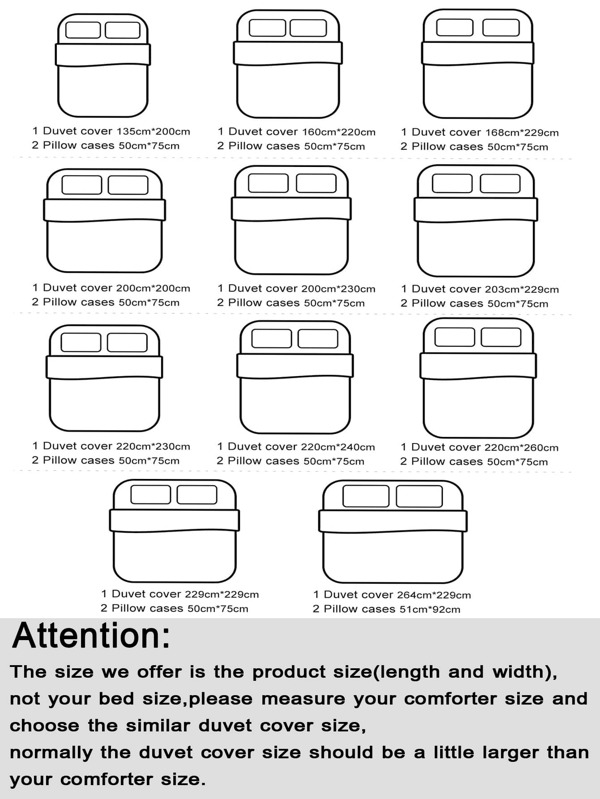 Floral Print Duvet Cover Set Without Filler SHEIN USA