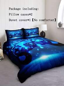 Game Controller Pattern Duvet Cover Set (Comforter Not Included) - Multicolor - View 5
