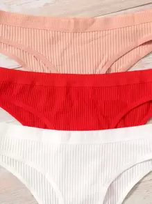 7入組素色簡約風內褲 - 彩色 - 查看 4