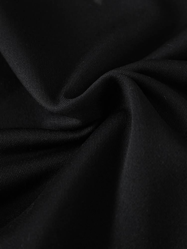 SHEIN Unity Christmas Print Sweatshirt for Christmas - Black - View 3