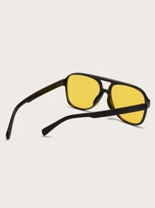 1 件女士大号方形框架时尚眼镜有色镜片，适合日常佩戴或旅行海滩派对俱乐部，适合夏季海滩度假、户外、旅行