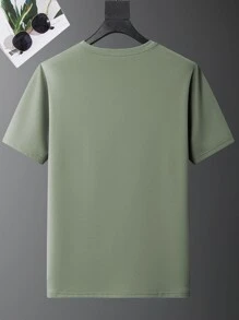 Manfinity Hypemode 男士宇航員圖案T恤 - 薄荷綠 - 查看 2