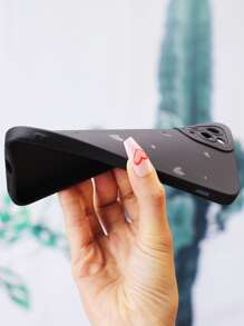 Vỏ điện thoại in hình trái tim - màu đen - Xem 3