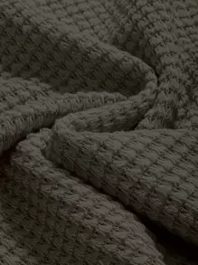 DAZY 實色圓領t恤 - 軍綠色 - 查看 3