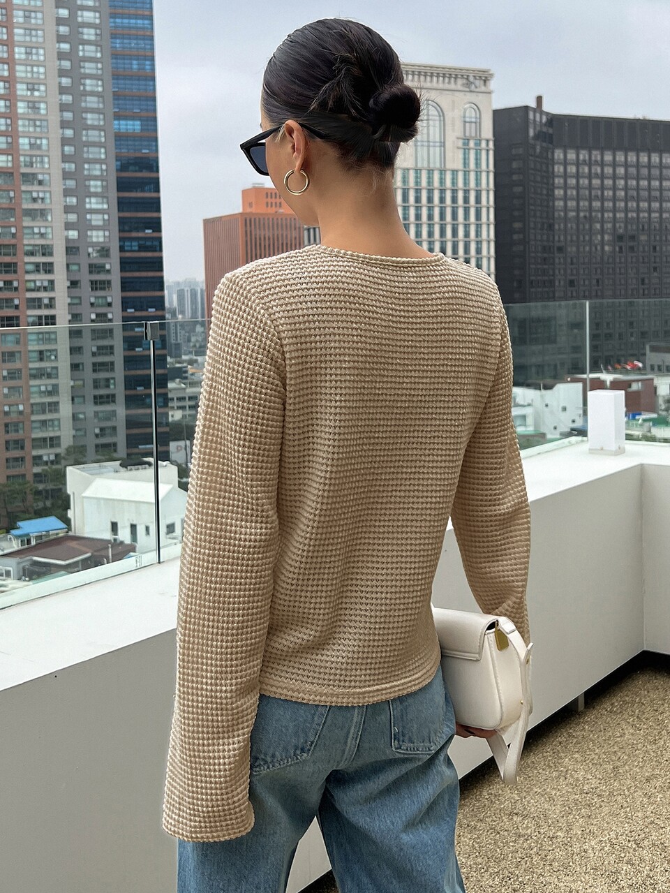 Solid Round Neck Tee