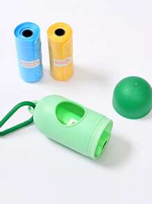 2pcs Random Pet Poopbag & Dispenser Set - Multicolor - View 5