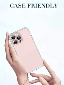 1 張水鑽裝飾手機鏡頭保護膜，相容於 iPhone15/15Plus/15Pro/15Promax - 粉色 - 查看 5