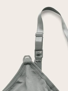 SHEIN Reggiseno per l"allattamento ruched per maternità, confezione da 3 per donne in stato interessante