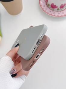 2pcs Heart Pattern Phone Case - Multicolor - View 3