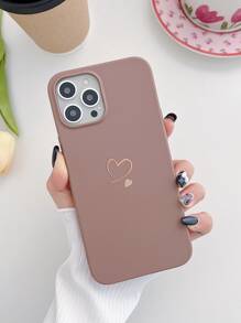 2pcs Heart Pattern Phone Case - Multicolor - View 4