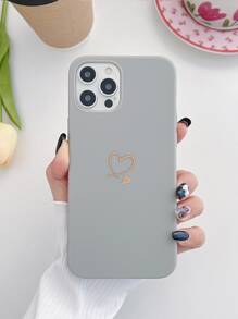 2pcs Heart Pattern Phone Case - Multicolor - View 5