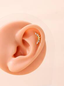 1 Miếng Đinh tán tai Khối Zirconia  Trang trí - Vàng - Xem 2