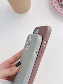 2 piezas Funda para móvil con patrón de corazón - Multicolor - Ver 3