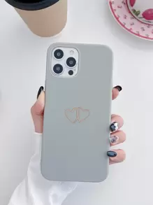 2 piezas Funda para móvil con patrón de corazón - Multicolor - Ver 5