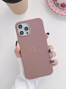 2 piezas Funda para móvil con patrón de corazón - Multicolor - Ver 6