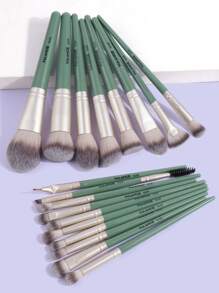 Bộ cọ trang điểm chuyên nghiệp MAANGE 18 chiếc, dụng cụ trang điểm với sợi mềm dễ mang theo, cọ nền, cọ phấn mắt, cọ tán phấn, cọ lông mày, bộ cọ du lịch, bộ cọ, bộ cọ trang điểm, bộ cọ trang điểm, bộ trang điểm hoàn chỉnh, bộ cọ trang điểm, bộ trang điểm hoàn chỉnh, bộ cọ, bộ cọ trang điểm, bộ quà tặng trang điểm - màu xanh lá - Xem 8