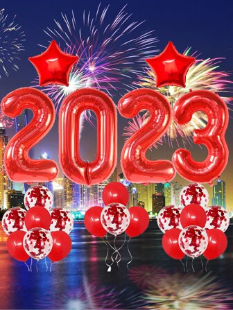 Mtrong Te 25入組混合圖案小氣球