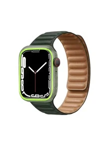 1入組發光發亮屏幕保護膜適用於Apple Watch - 綠色 - 查看 2