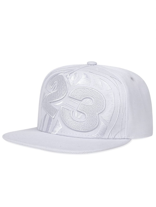 Men Number Embroidered Hip Hop Cap