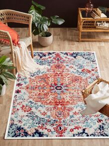 1入圖形圖案地毯，房間裝飾 - 彩色 - 查看 3