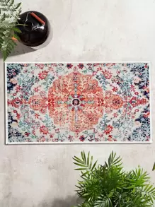 1入圖形圖案地毯，房間裝飾 - 彩色 - 查看 4