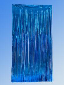 1pc Party Decorative Tassel Curtain - Royal Blue - View 3