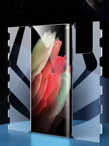 1 hoja Película de teléfono templado compatible con Samsung - transparente - Ver 1