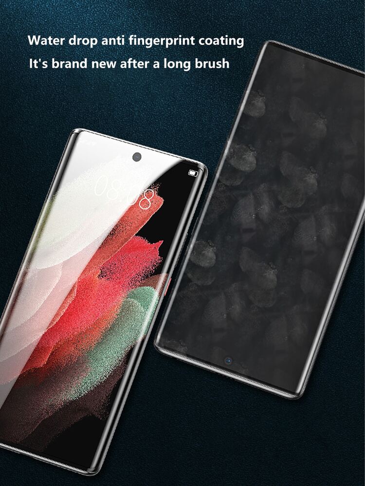 1sheet Tempered Phone Film Compatible With Samsung - Clear - View 4