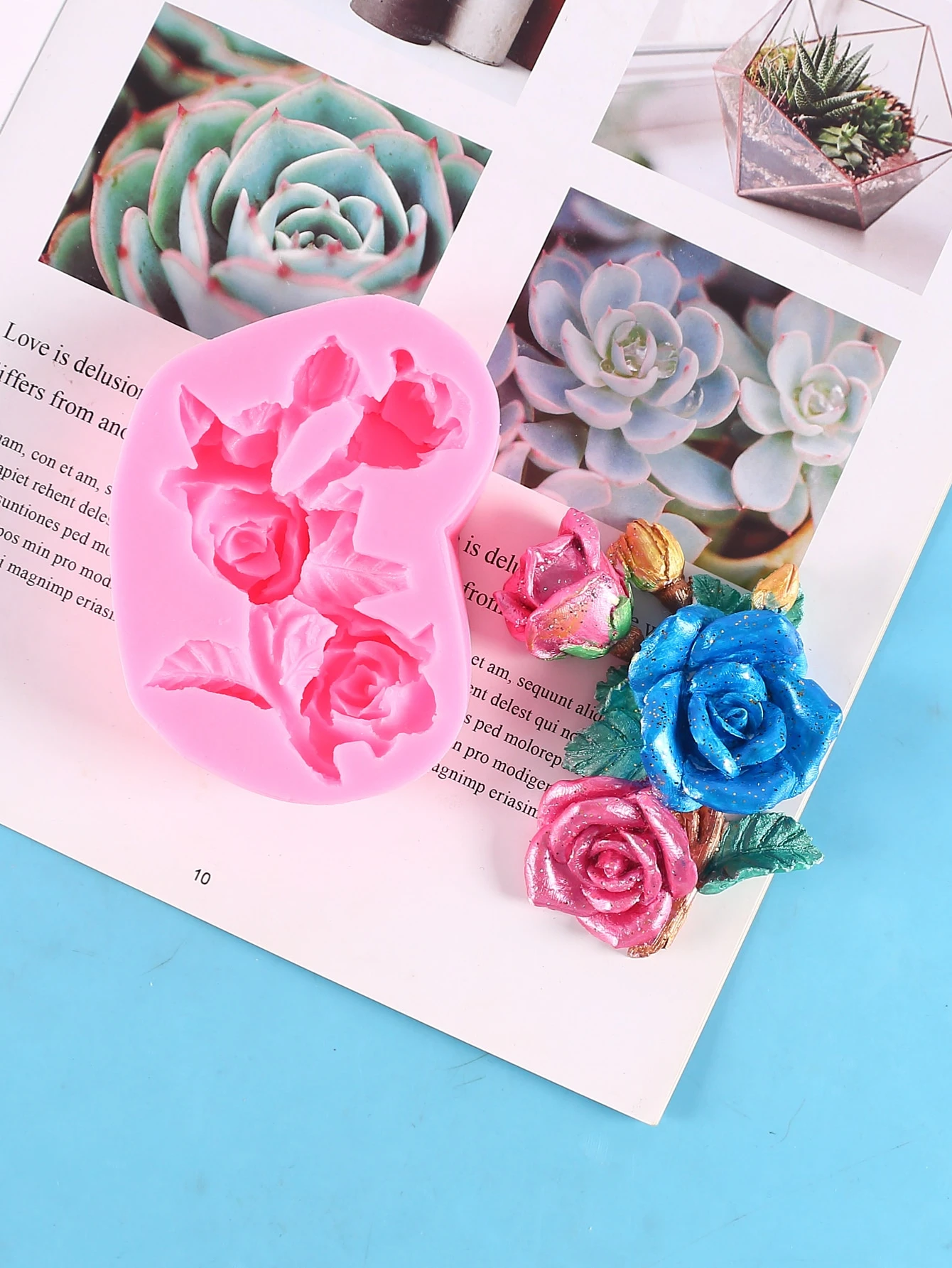 1pc Flower Design Candy Mold Shein Usa