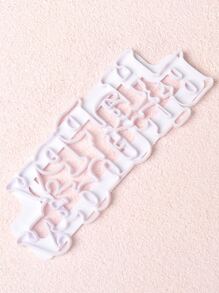 1pc Letter Shaped Cookie Mold - White - View 3