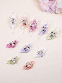 10 cái Hoa Hình Trang Trí Nghệ Thuật Móng Tay - Nhiều màu - Xem 1