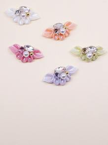 10 cái Hoa Hình Trang Trí Nghệ Thuật Móng Tay - Nhiều màu - Xem 3