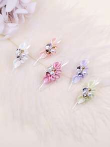 10 cái Hoa Hình Trang Trí Nghệ Thuật Móng Tay - Nhiều màu - Xem 4