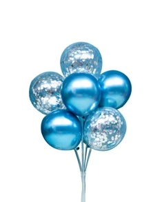 Set de baloane decorative 7 buc - Albastru - Vizualizare 2