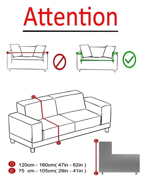 Solid Color Stretchy Sofa Cover SHEIN UK