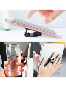 Soccer Design Phone Stand-Out Holder - Black and White - View 7