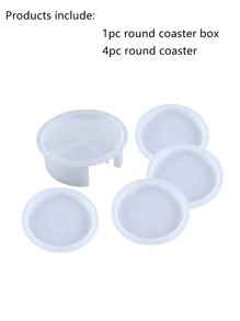 Khuôn silicon tự làm tròn 1 bộ - trắng - Xem 5