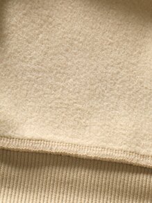 Manfinity LEGND Áo nỉ Nam Thú vật Lá thư Giải trí - Màu Khaki - Xem 7