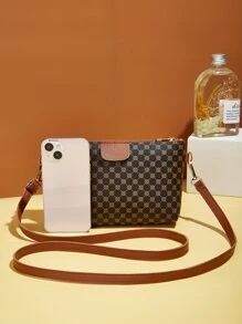 Waterproof,Lightweight,Business Casual All Over Print Square Bag Vintage For Teen Girls Women College Students,Rookies & White-Collar Workers Perfect For Office,College,Work,Business,Commute, Old Money Style Women Bag - Multicolor - View 2